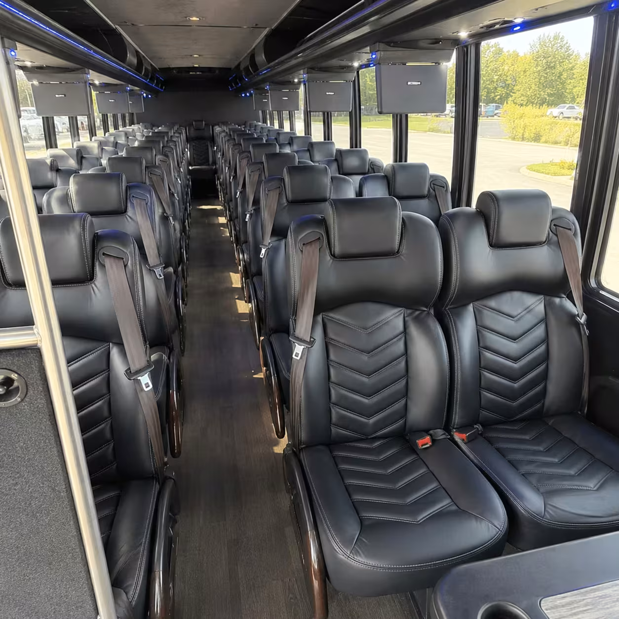 25 passenger minibus inside