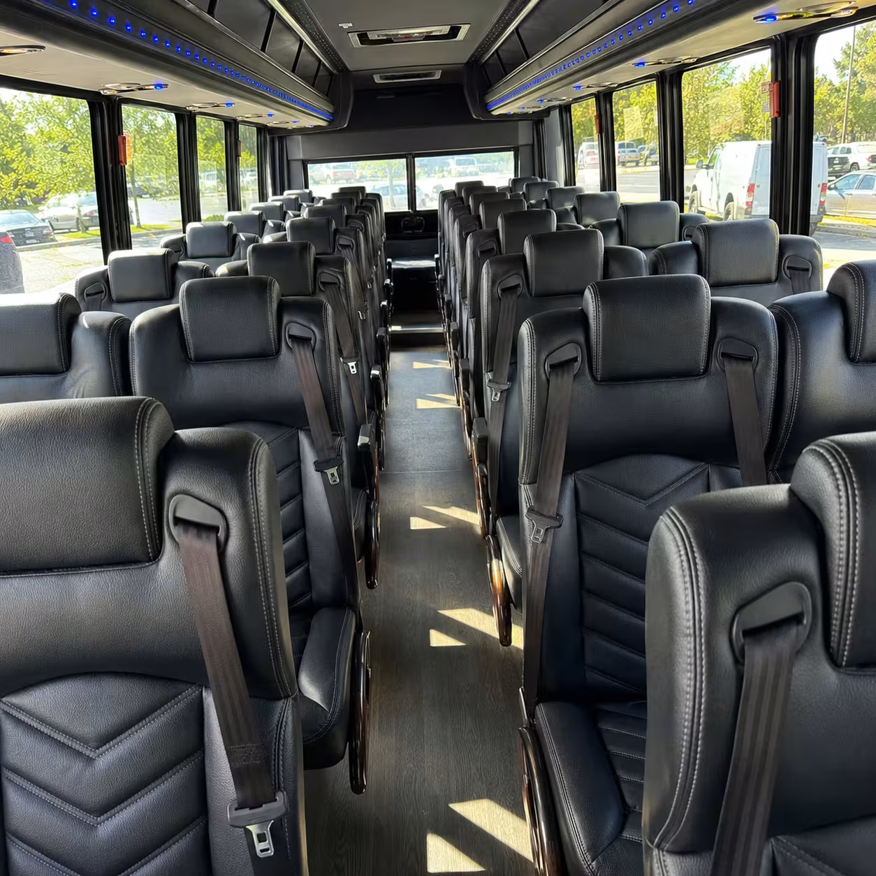 30 passenger minibus interior