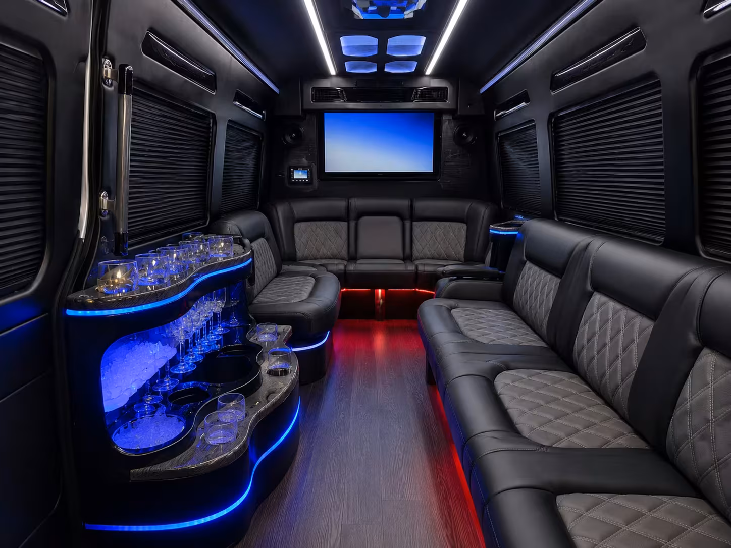 bus rental options for redding trips