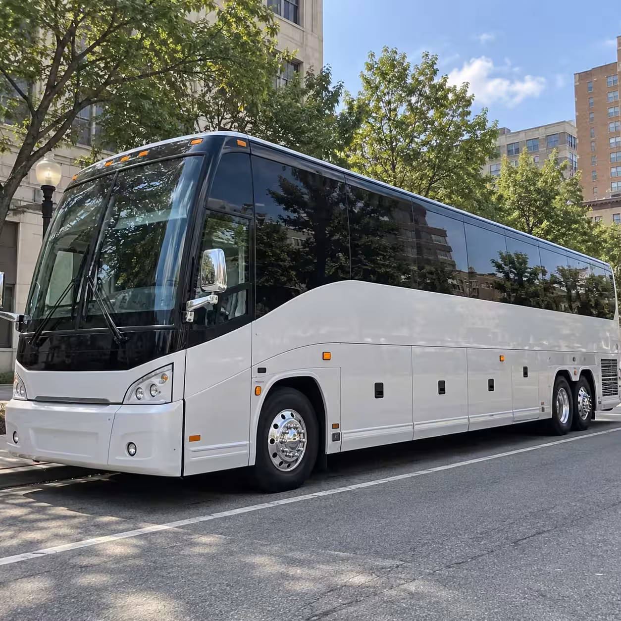 bus type affects charter bus prices in redding california