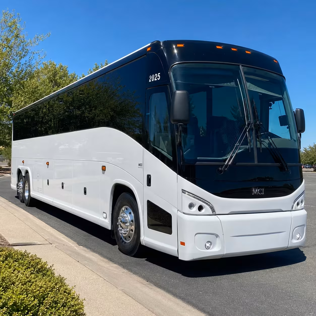government employee charter bus rentals in downtown redding