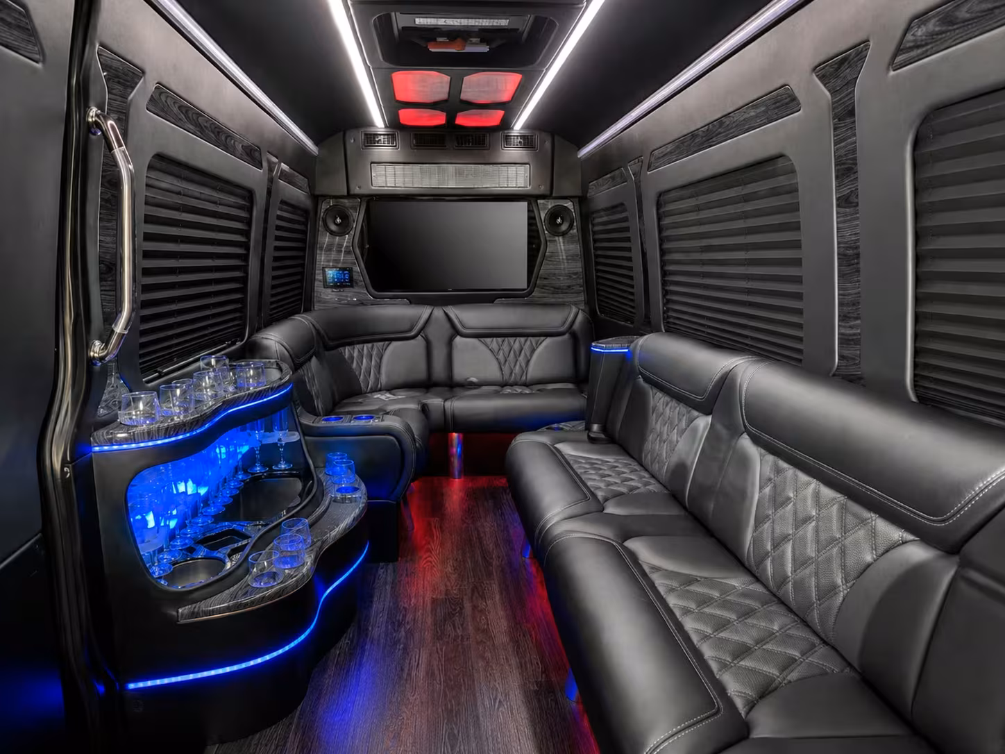 redding corporate shuttle buses to conventions and retreats
