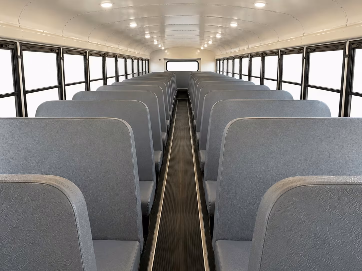 school bus inside