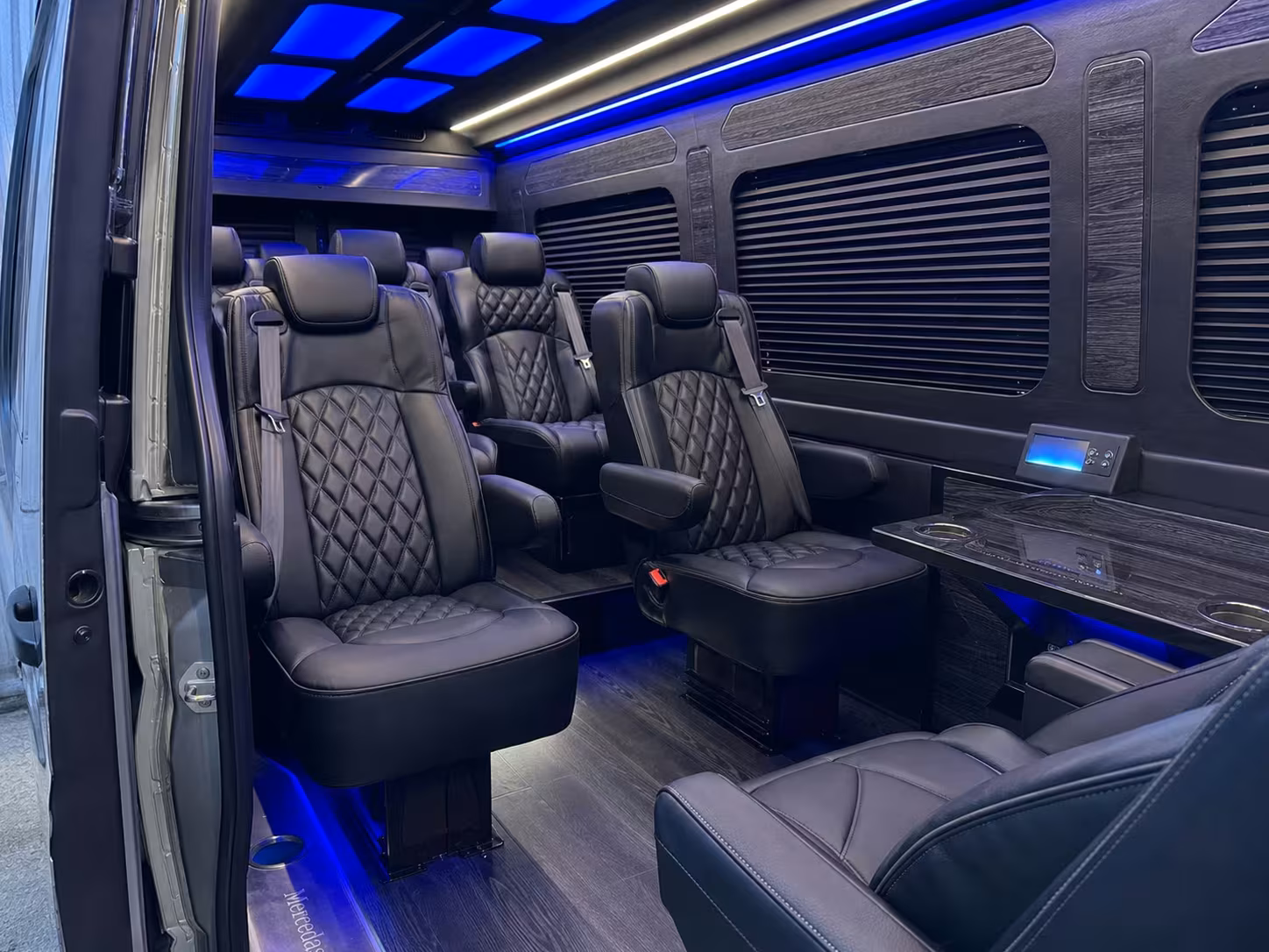 sprinter van transportation for groups and events across redding