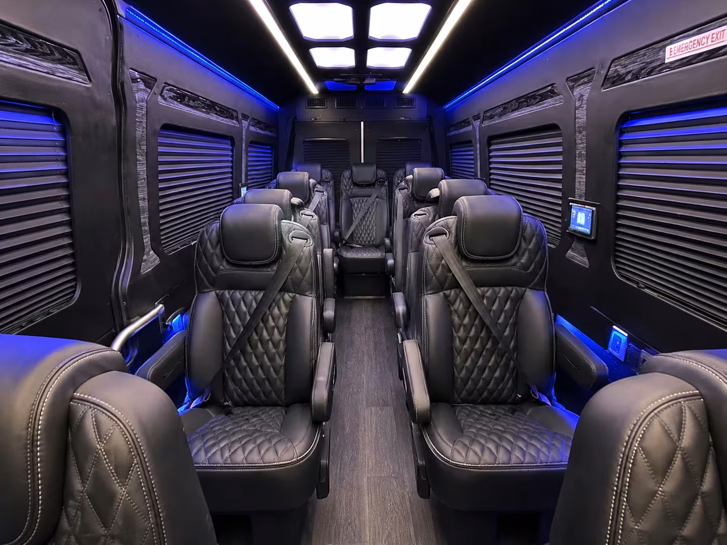sprinter van with driver inside